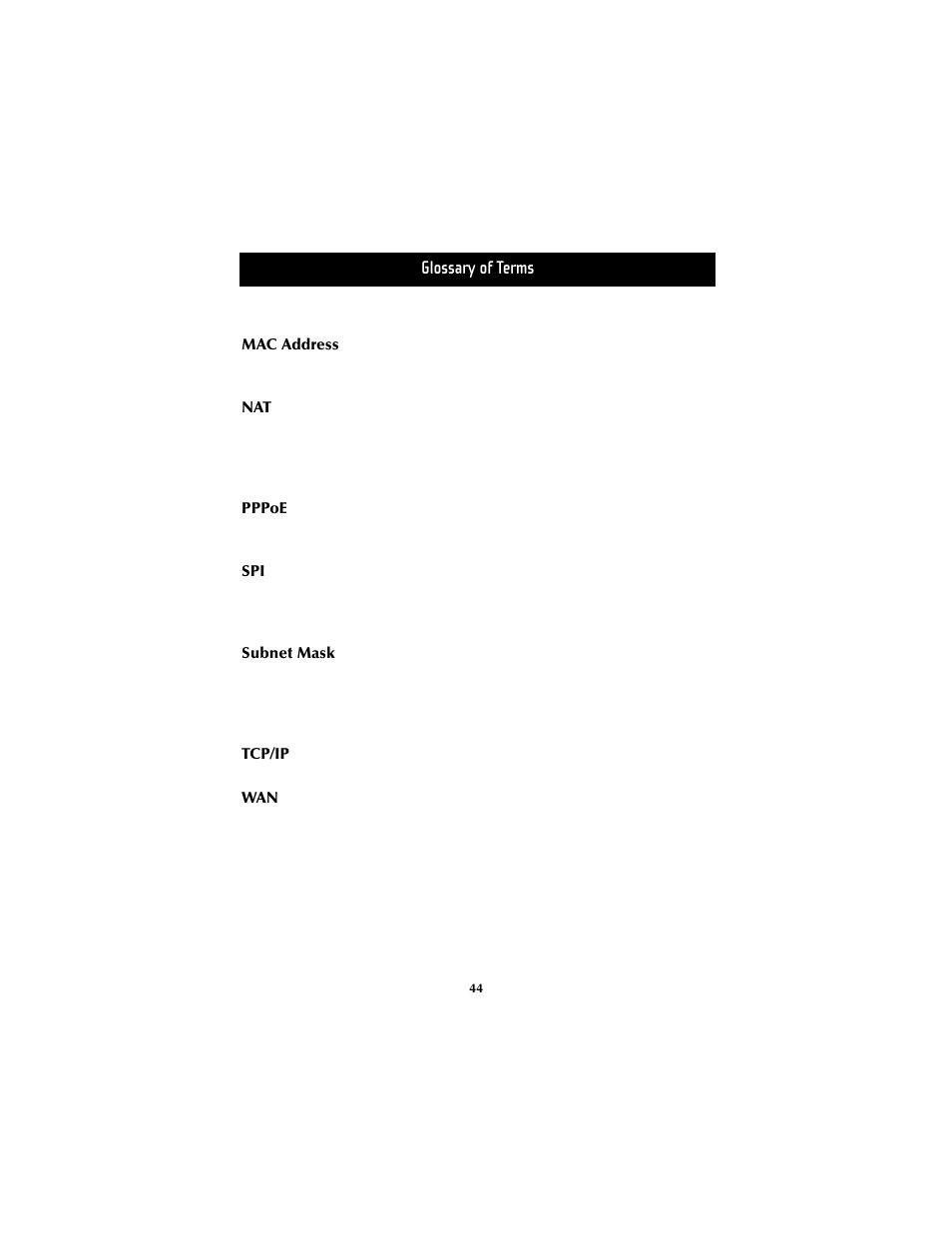 Belkin F5D5230-4 User Manual | Page 46 / 49