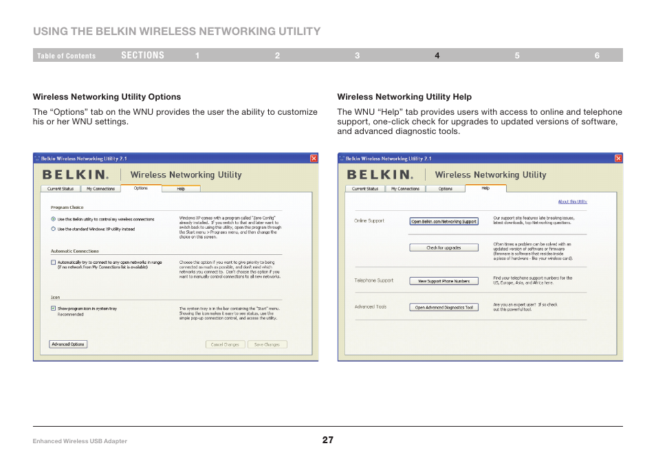 Belkin Enhanced Wireless USB Adapter 8820-00050ea F6D4050 User Manual | Page 29 / 43