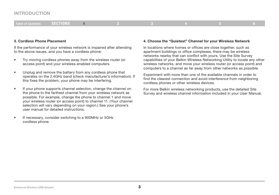 Belkin Enhanced Wireless USB Adapter 8820-00050ea F6D4050 User Manual | Page 5 / 43