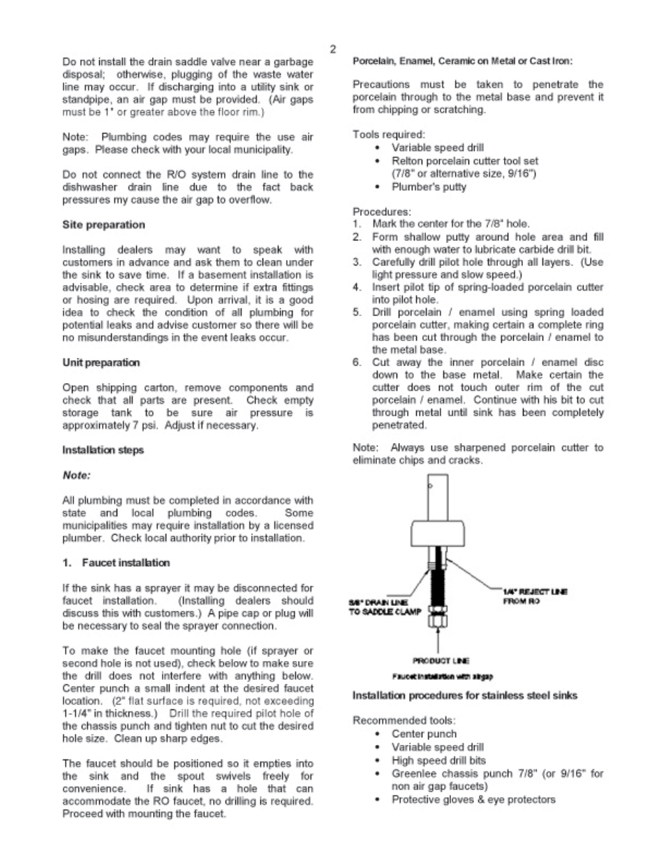 Watts FMRO5-MT User Manual | Page 3 / 8