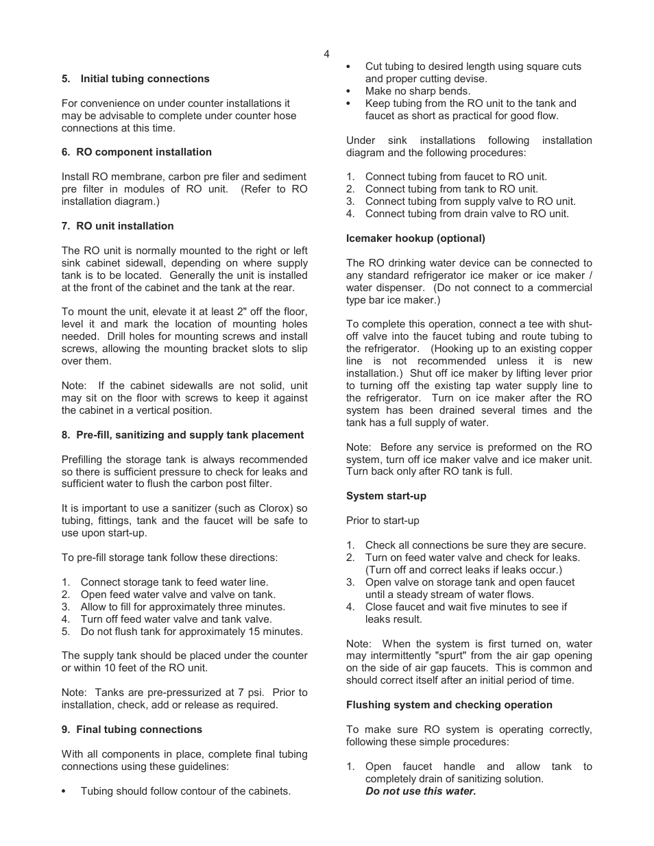 Watts FMRO5-MT User Manual | Page 5 / 8