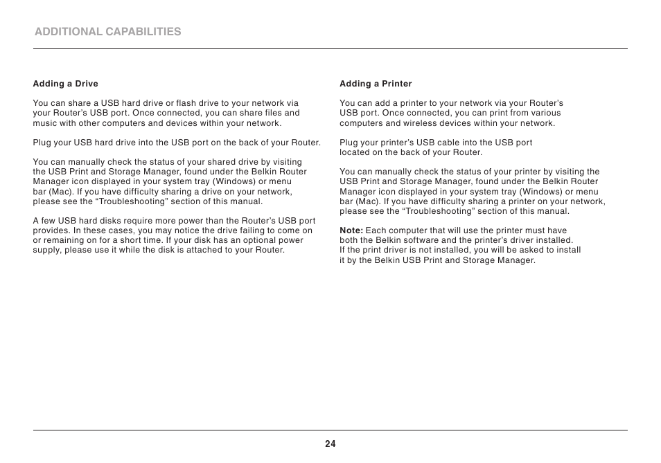 Belkin AC1800 User Manual | Page 26 / 62