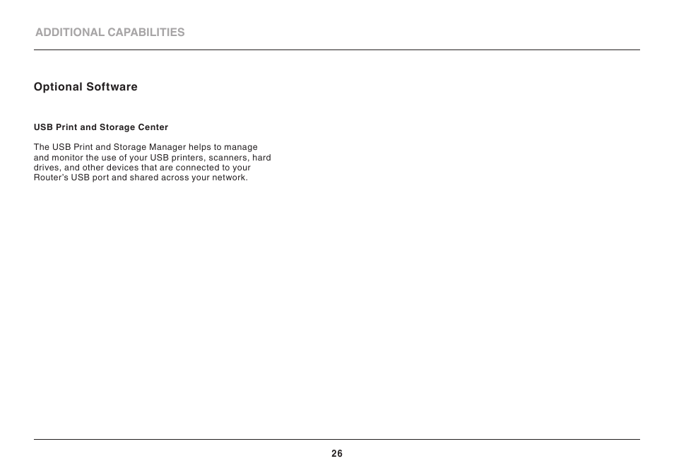 Optional software | Belkin AC1800 User Manual | Page 28 / 62