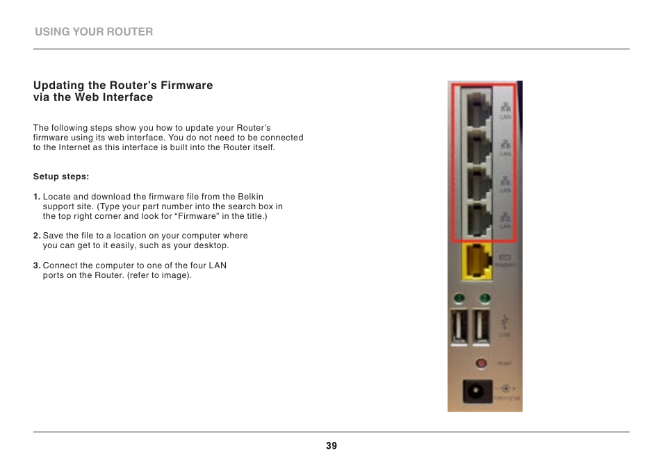 Belkin AC1800 User Manual | Page 41 / 62