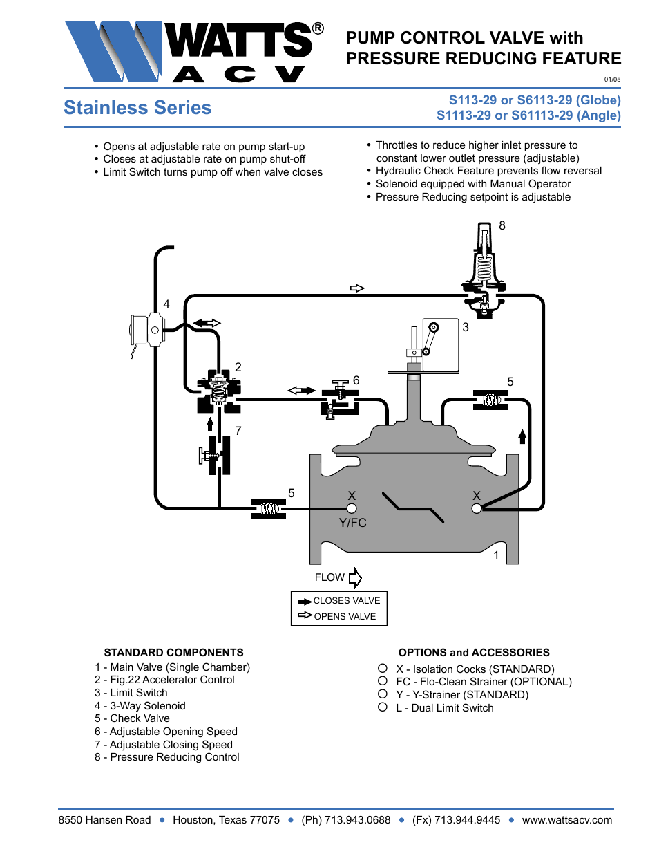 Watts S1113-29 User Manual | 1 page