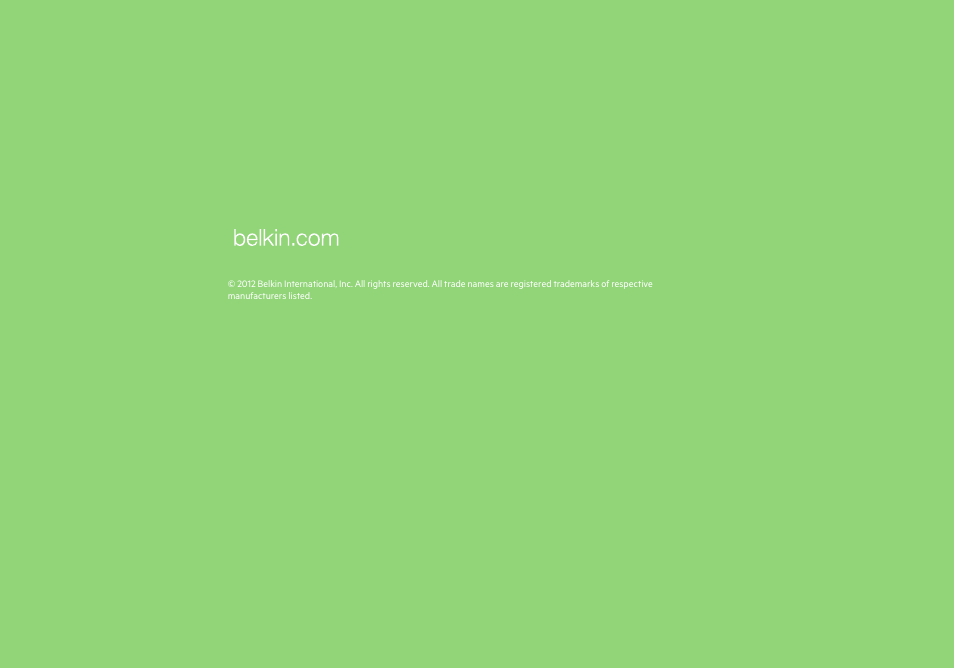 Belkin @TVplus G1V1000  8820-01176 User Manual | Page 15 / 15
