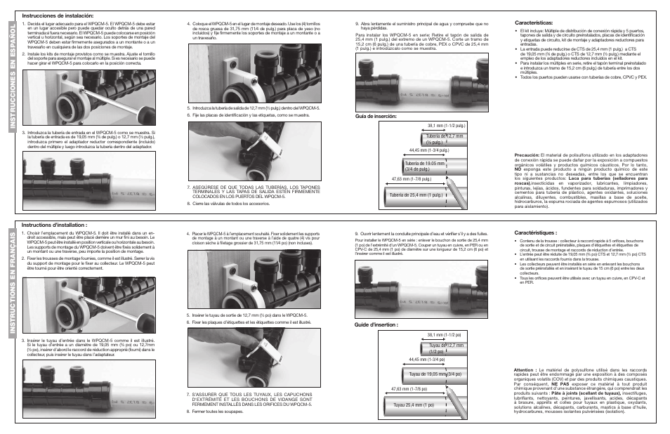 Watts WPQCM-5 User Manual | Page 2 / 2