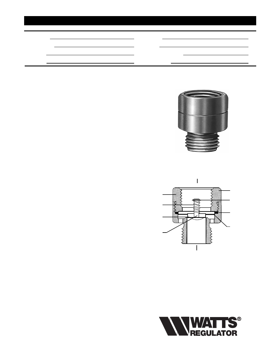 Watts S8 User Manual | 2 pages