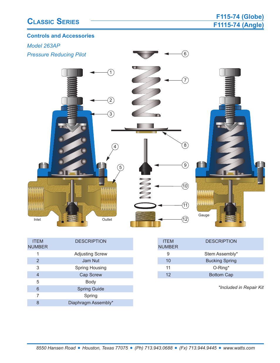 Watts F1115-74 User Manual | Page 5 / 7