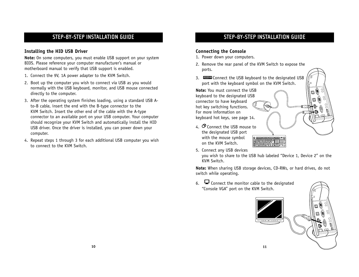 Step-by-step installation guide | Belkin F1DS102U User Manual | Page 7 / 16