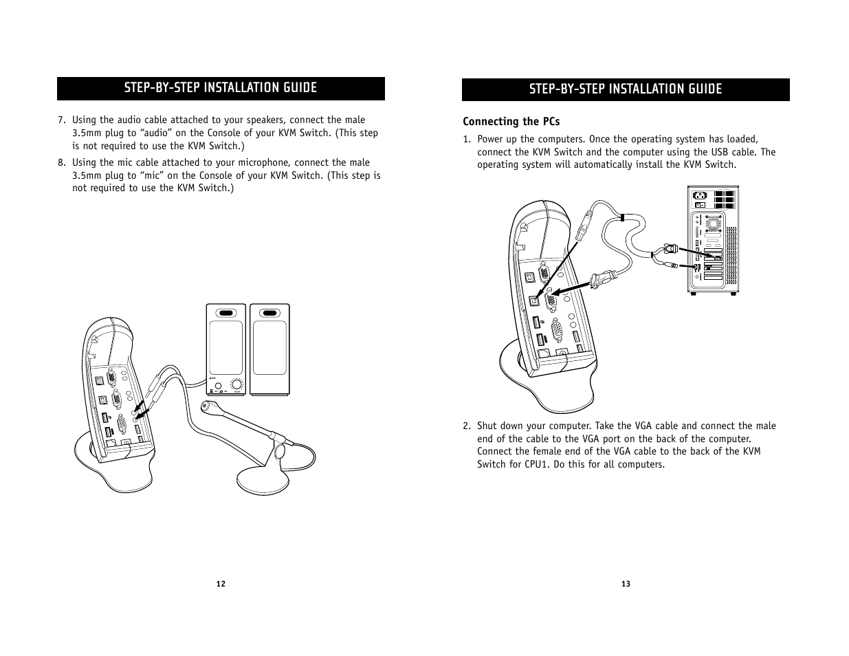 Step-by-step installation guide | Belkin F1DS102U User Manual | Page 8 / 16