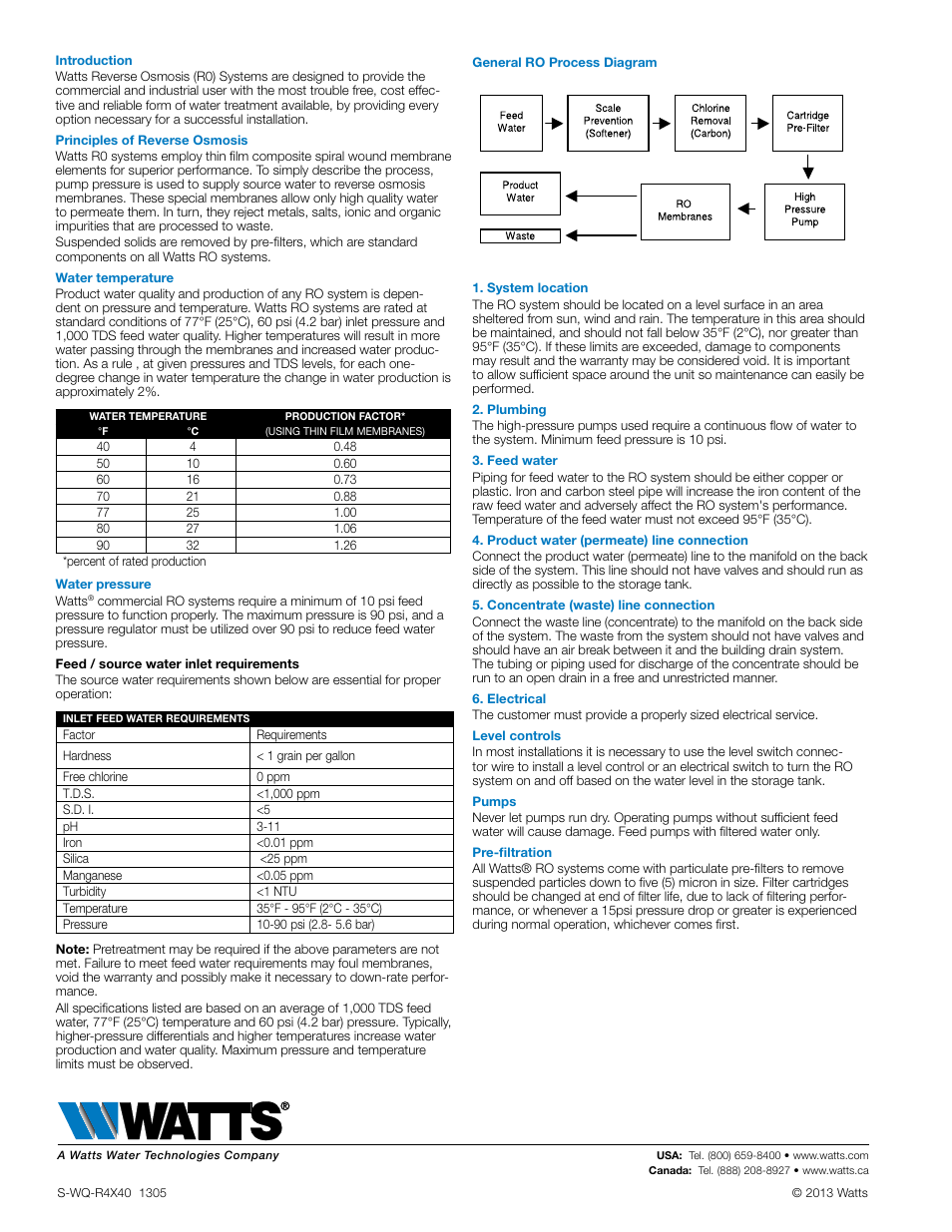 Watts R4X40-3 User Manual | Page 2 / 2