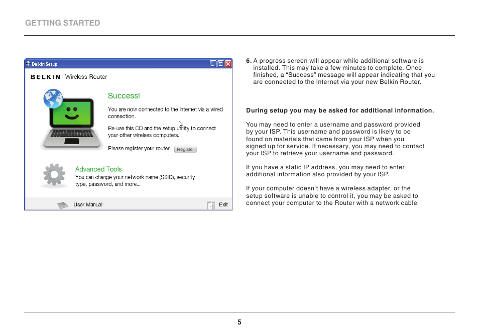 Belkin SURF N300 F7D6301 User Manual | Page 7 / 30