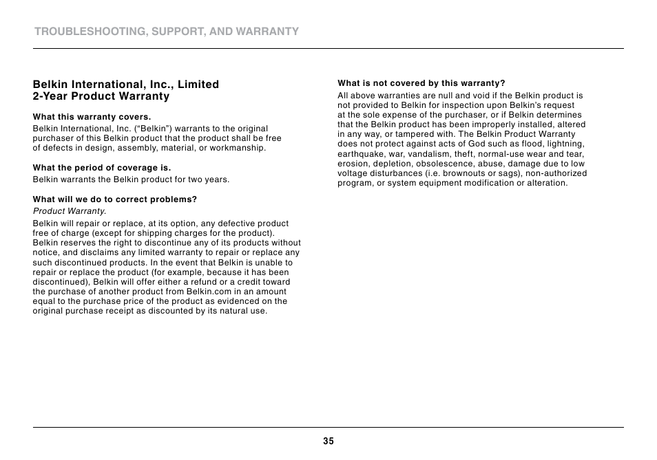 Belkin Wireless N Router N300 User Manual | Page 37 / 42