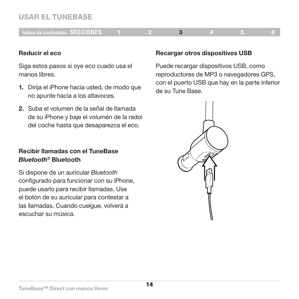 Belkin Belkine TuneBase Direct with Hands-Free 8820-00110ea User Manual | Page 124 / 162