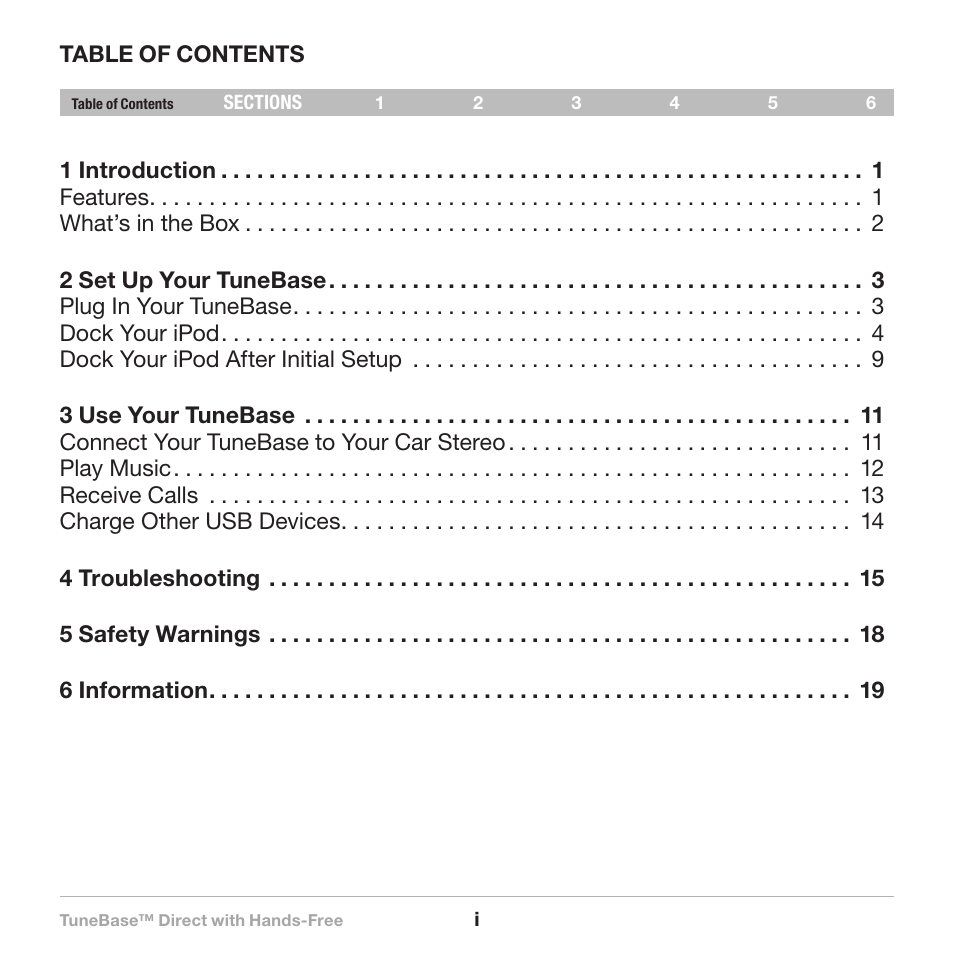 Belkin Belkine TuneBase Direct with Hands-Free 8820-00110ea User Manual | Page 2 / 162