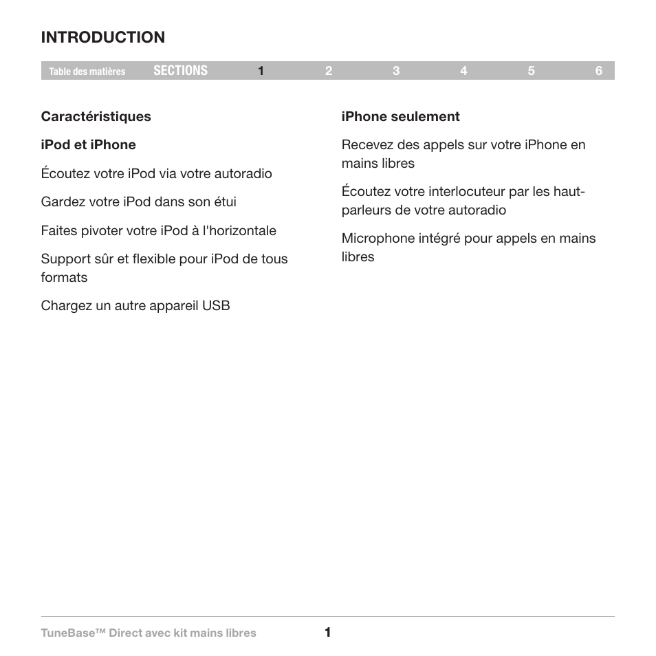 Introduction | Belkin Belkine TuneBase Direct with Hands-Free 8820-00110ea User Manual | Page 30 / 162
