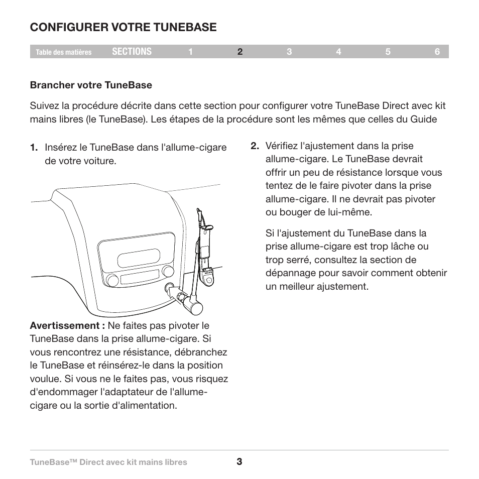Set up, Configurer votre tunebase | Belkin Belkine TuneBase Direct with Hands-Free 8820-00110ea User Manual | Page 32 / 162