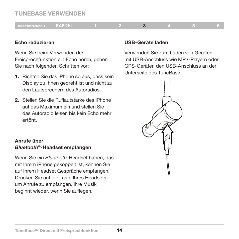 Belkin Belkine TuneBase Direct with Hands-Free 8820-00110ea User Manual | Page 70 / 162