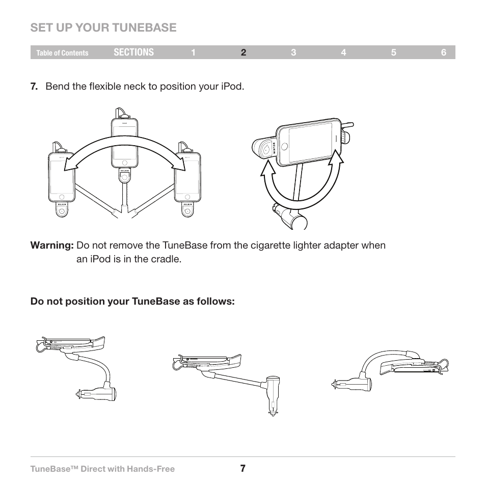 Landscape, Set up your tunebase | Belkin Belkine TuneBase Direct with Hands-Free 8820-00110ea User Manual | Page 9 / 162