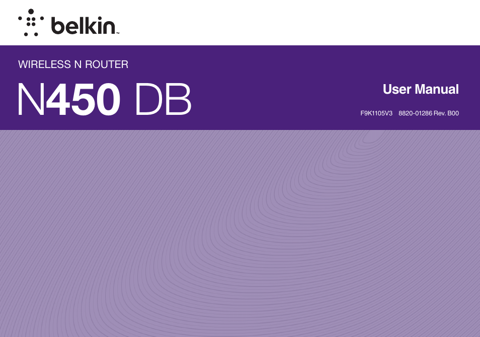 Belkin N 450 DB User Manual | 54 pages