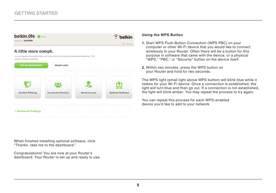 Belkin N 450 DB User Manual | Page 11 / 54