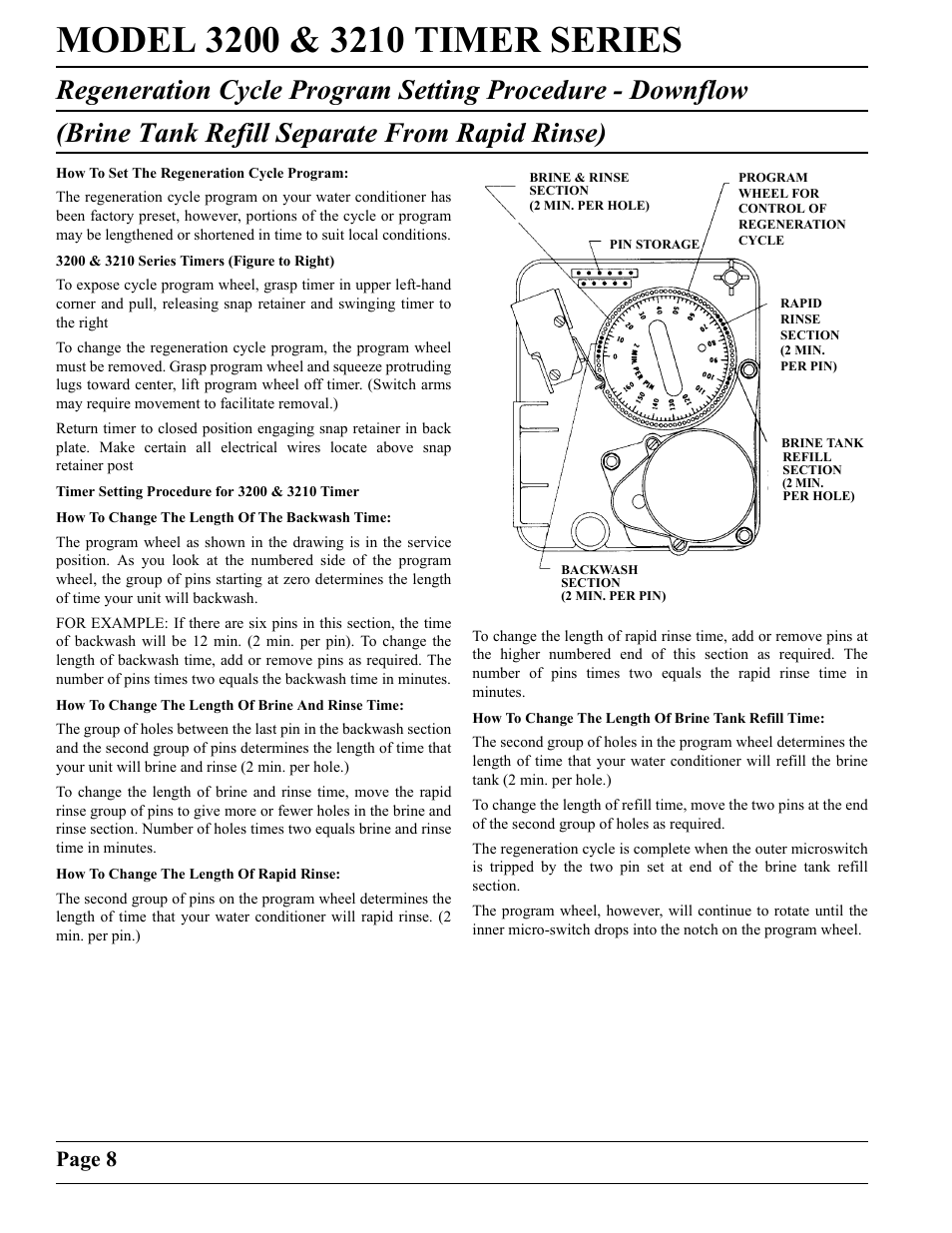 Page 8 | Watts Fleck 2900 Brass Valve User Manual | Page 8 / 60