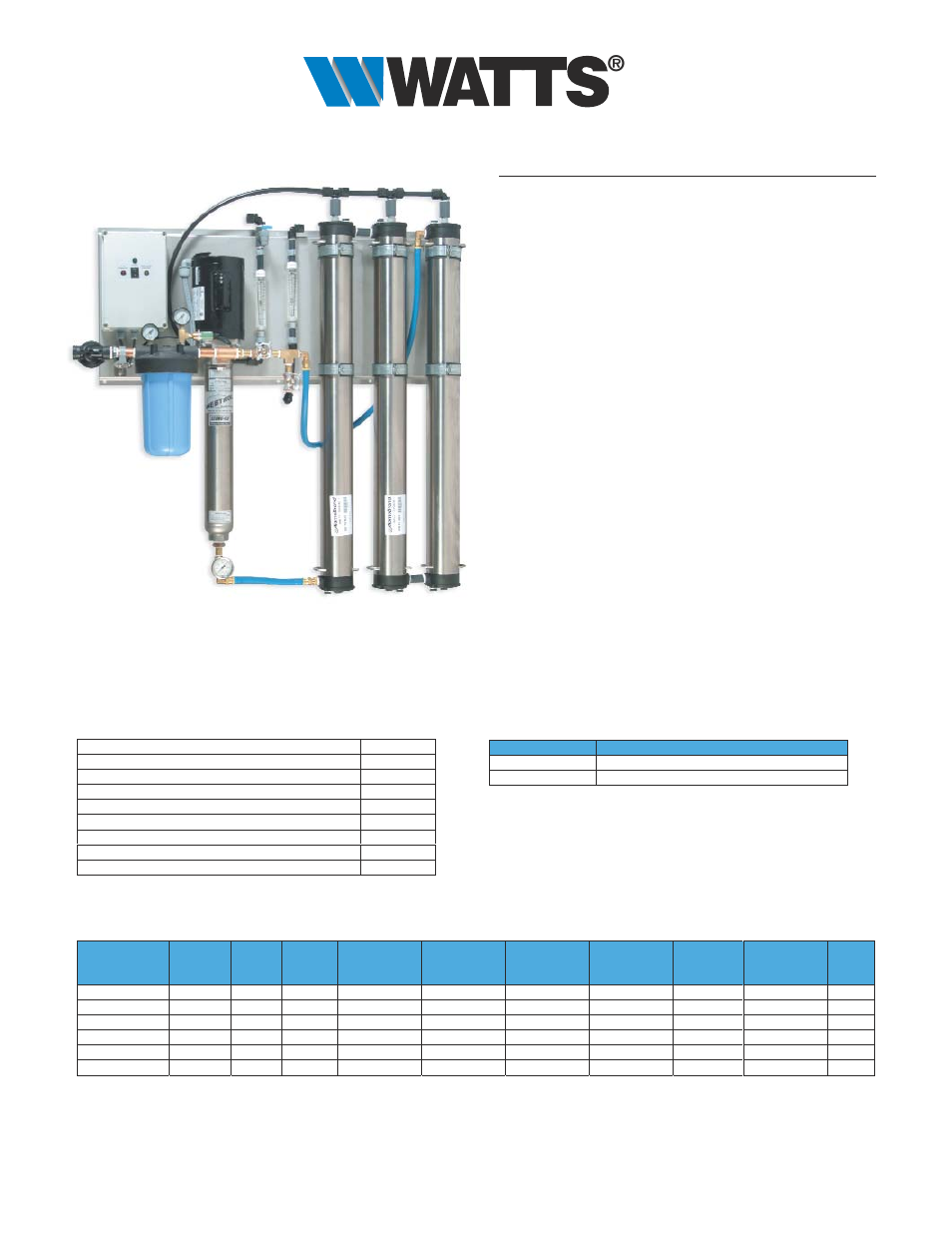 Watts R14-03-1WM User Manual | 2 pages