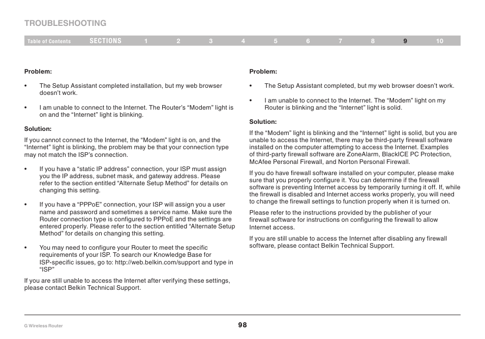 Belkin PM01110EA User Manual | Page 100 / 118