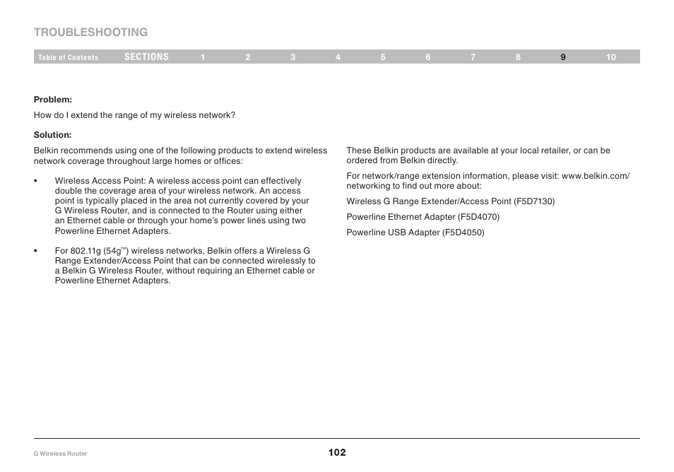 Belkin PM01110EA User Manual | Page 104 / 118