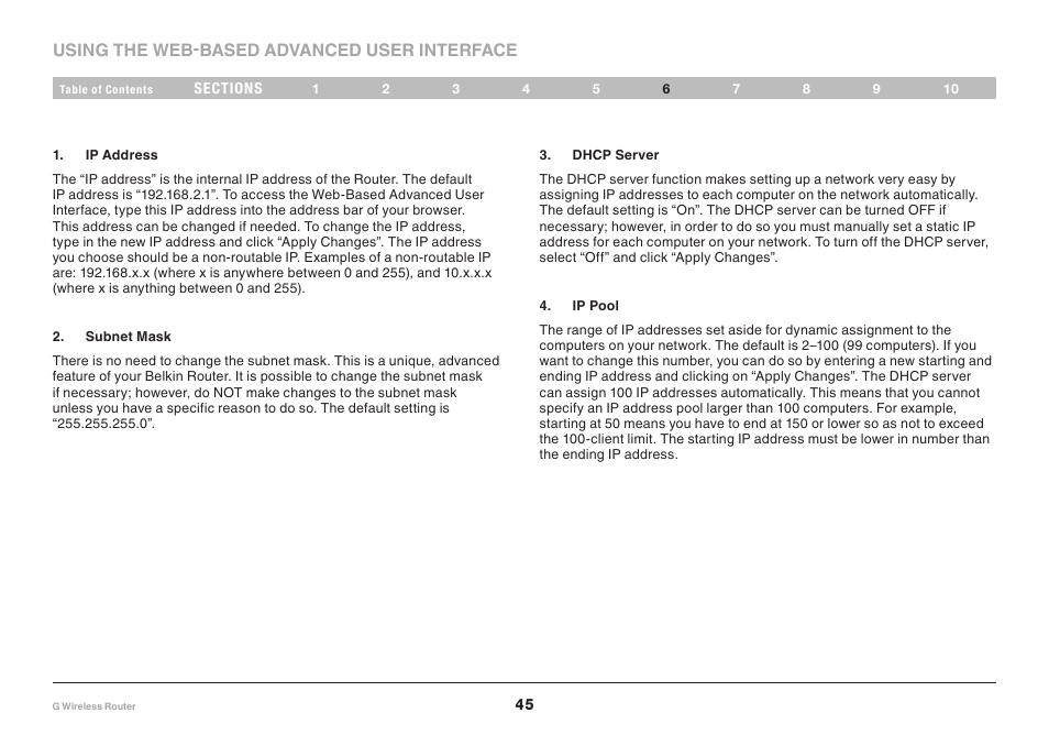 Belkin PM01110EA User Manual | Page 47 / 118