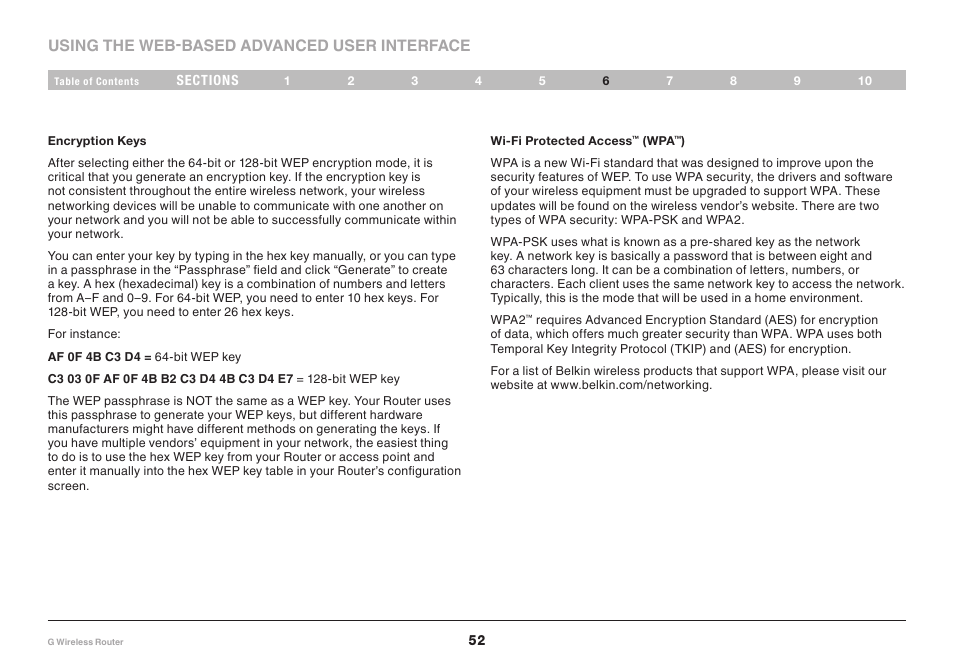 Belkin PM01110EA User Manual | Page 54 / 118