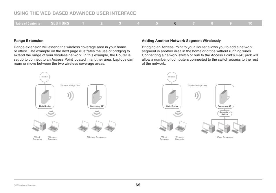 Using the web-based advanced user interface | Belkin PM01110EA User Manual | Page 64 / 118