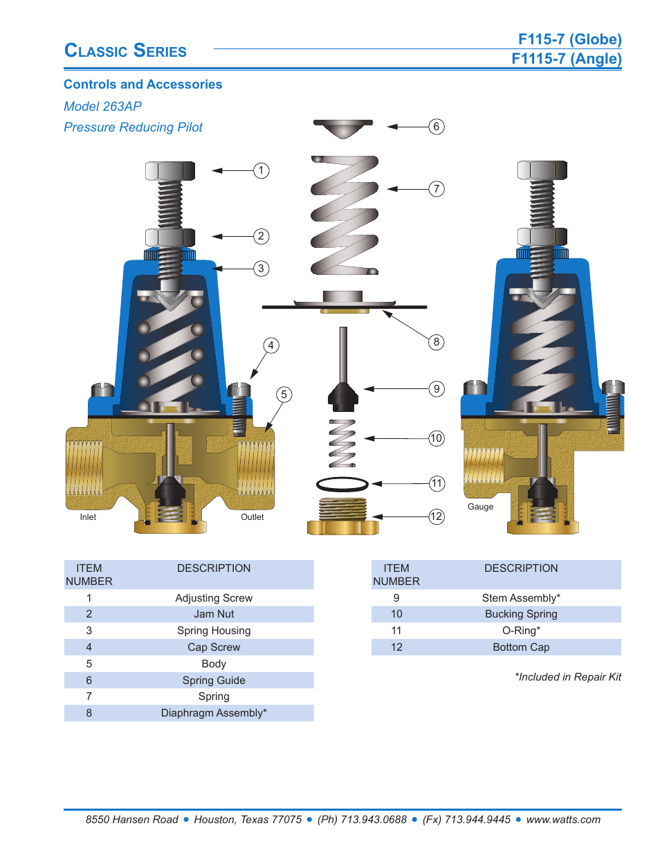Watts F1115-7 User Manual | Page 5 / 8