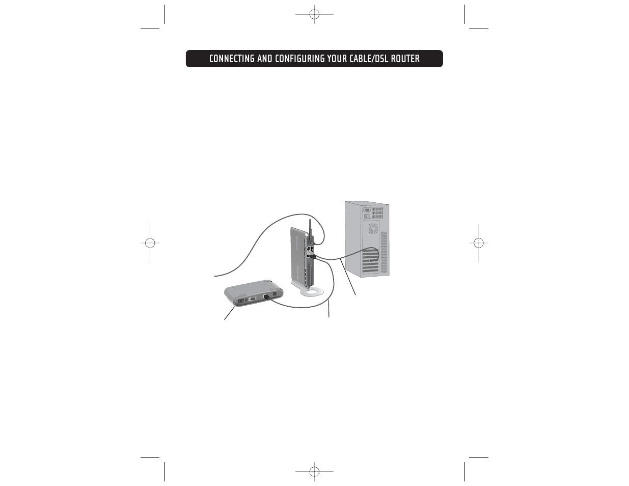 Connecting and configuring your cable/dsl router | Belkin F5D6231-4 User Manual | Page 16 / 83