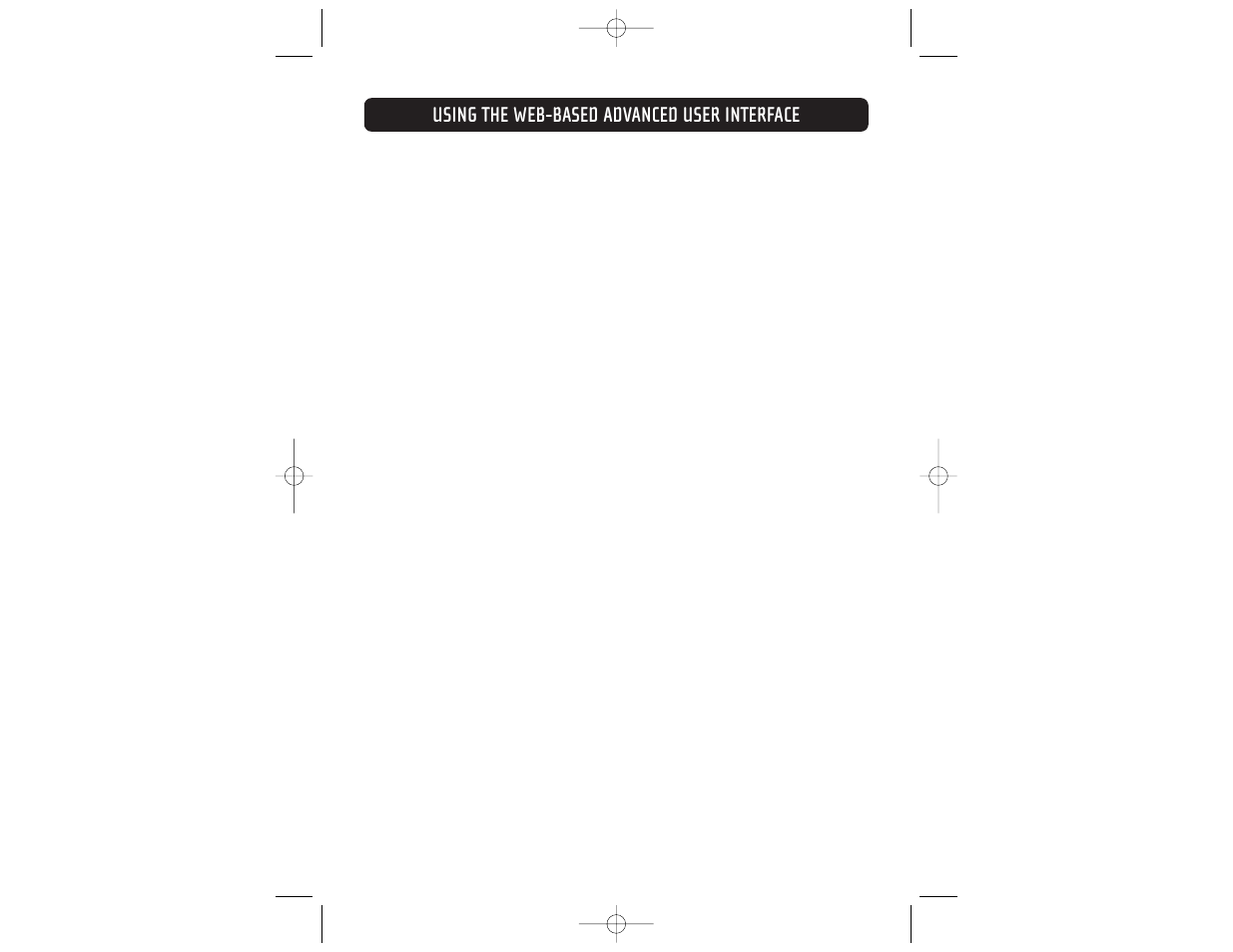 Using the web-based advanced user interface | Belkin F5D6231-4 User Manual | Page 38 / 83