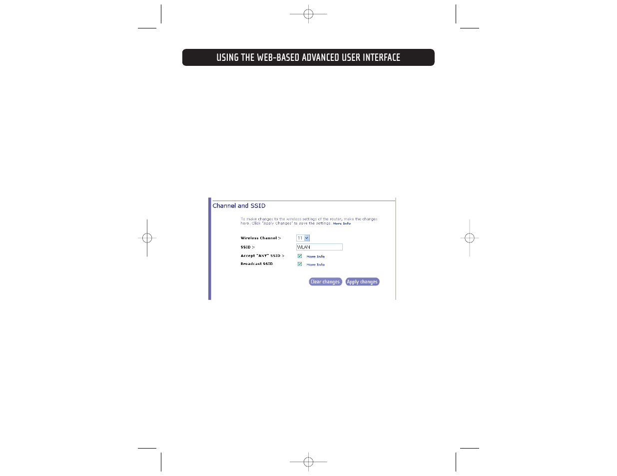 Using the web-based advanced user interface | Belkin F5D6231-4 User Manual | Page 41 / 83