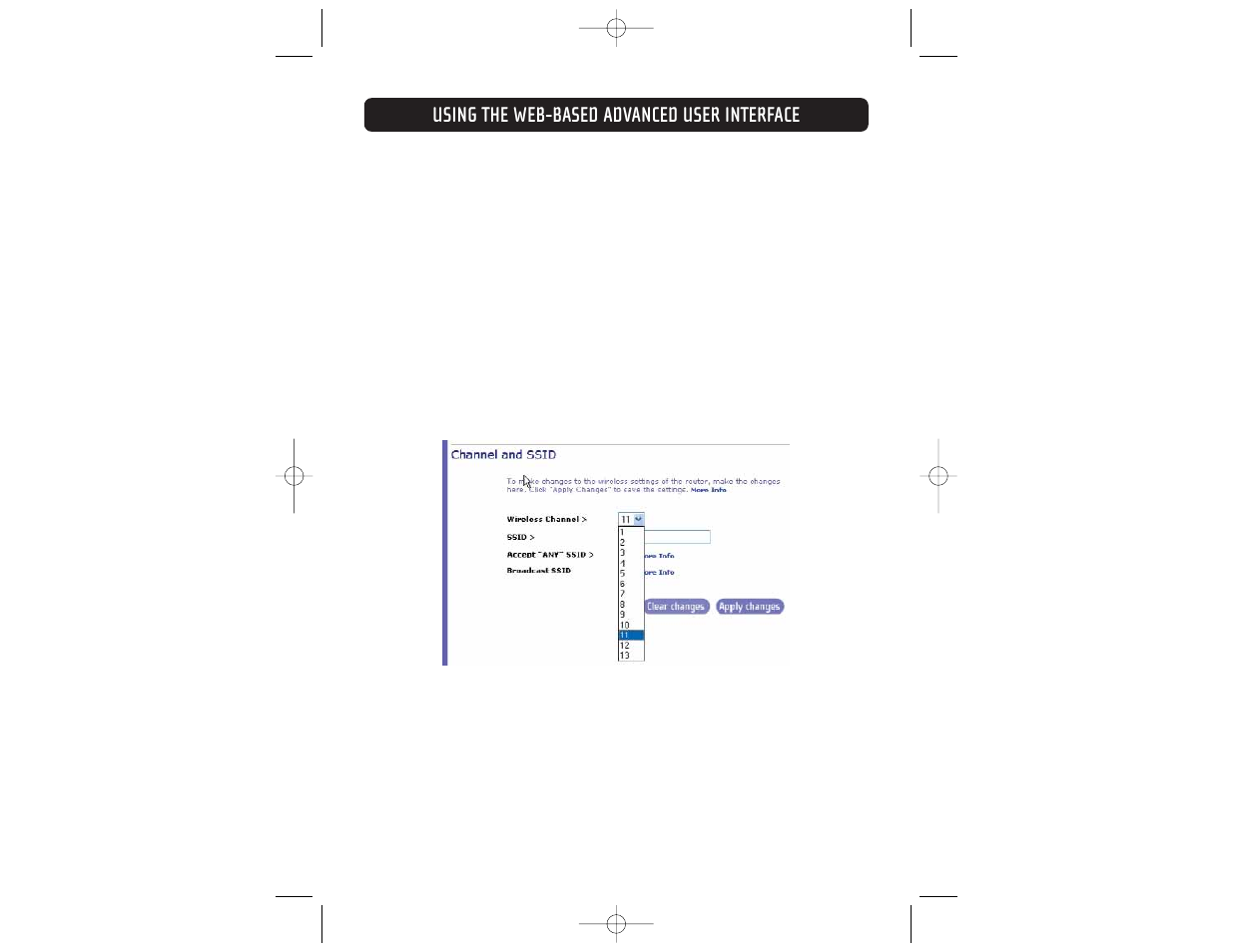 Using the web-based advanced user interface | Belkin F5D6231-4 User Manual | Page 42 / 83