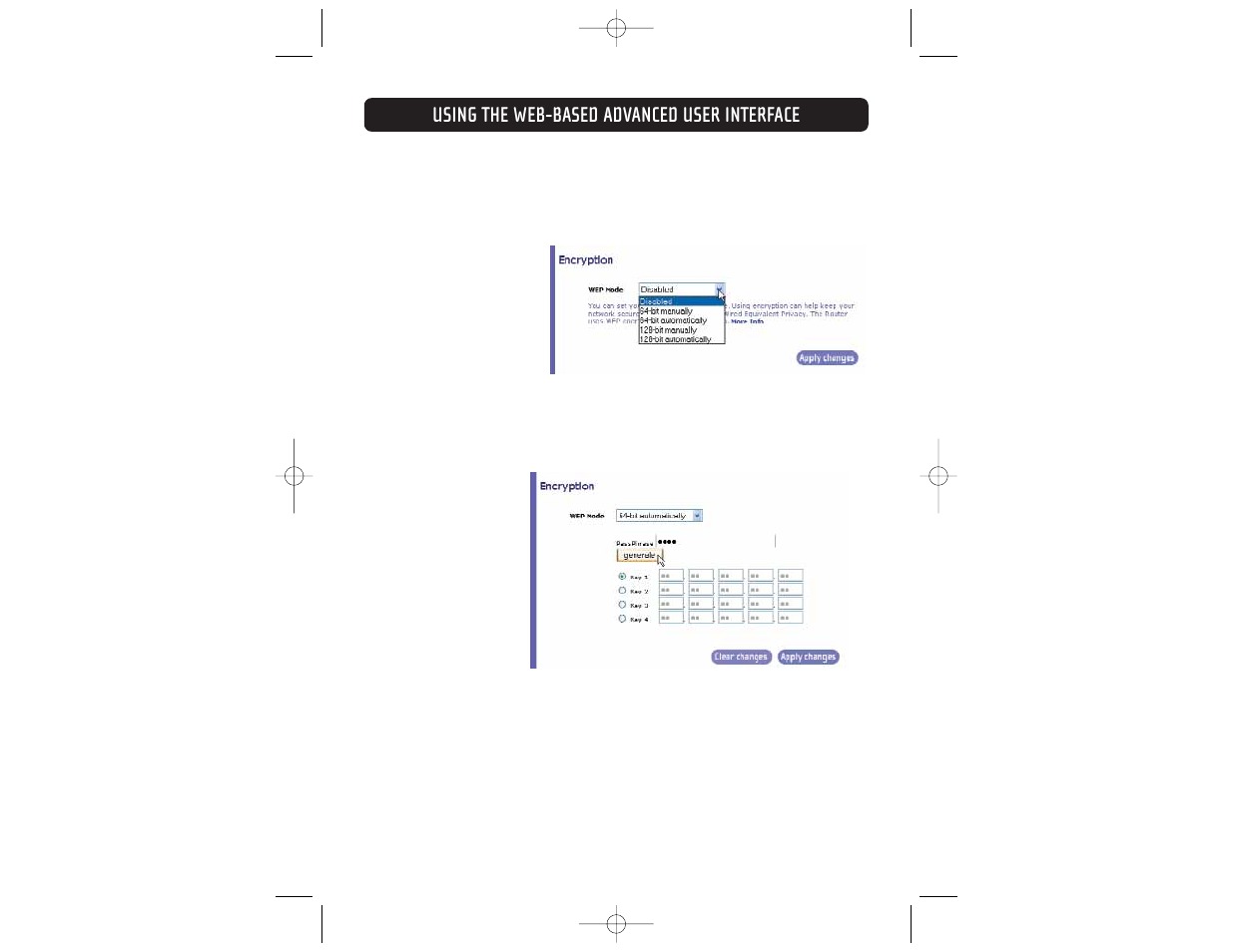 Using the web-based advanced user interface | Belkin F5D6231-4 User Manual | Page 44 / 83