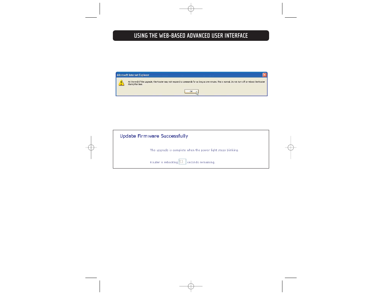 Using the web-based advanced user interface | Belkin F5D6231-4 User Manual | Page 66 / 83