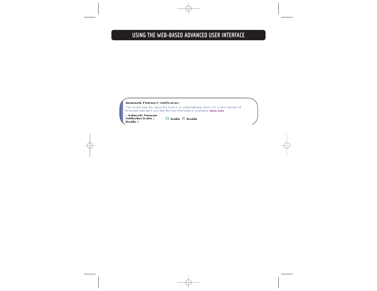 Using the web-based advanced user interface | Belkin F5D6231-4 User Manual | Page 70 / 83