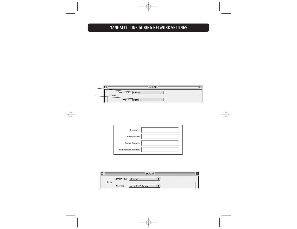 Manually configuring network settings | Belkin F5D6231-4 User Manual | Page 71 / 83