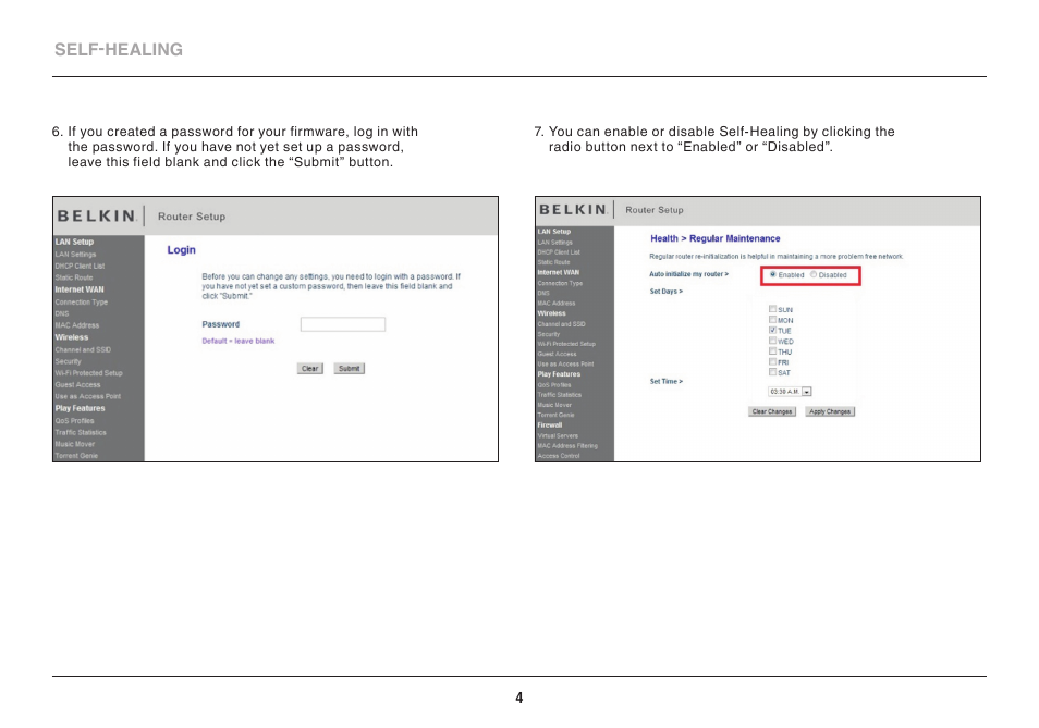 Belkin WIRELESS N+ ROUTER N450 User Manual | Page 6 / 13