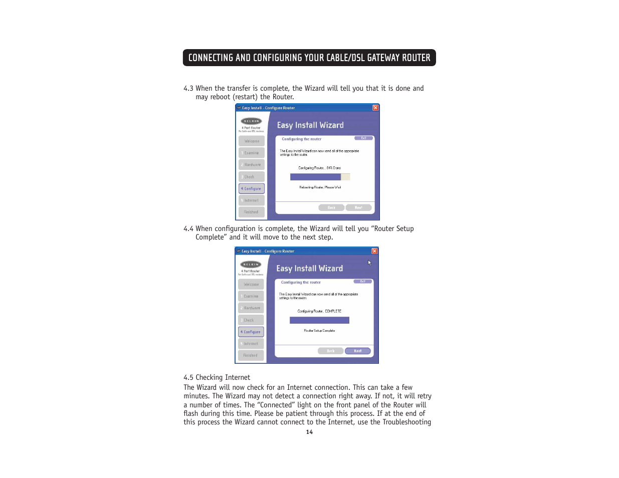 Belkin F5D5231-4 User Manual | Page 16 / 72