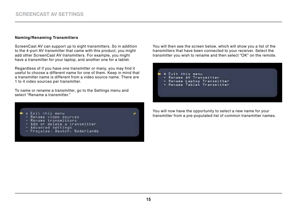 Belkin ScreenCast AV4 User Manual | Page 17 / 30