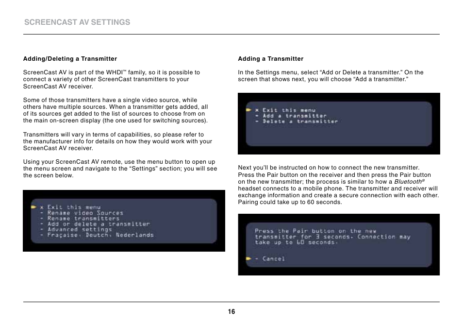 Belkin ScreenCast AV4 User Manual | Page 18 / 30