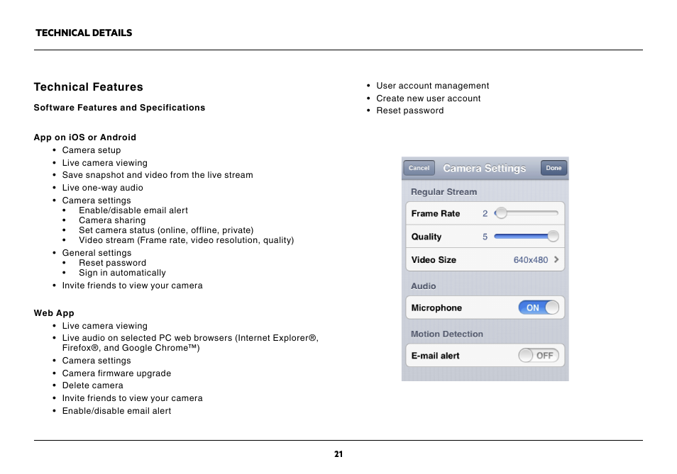 Belkin NetCam Wi-Fi Camera with NIght Vision F7D7601v1 User Manual | Page 23 / 36