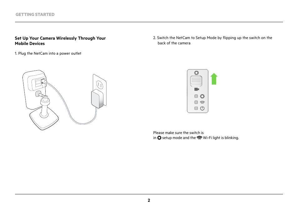 Belkin NetCam Wi-Fi Camera with NIght Vision F7D7601v1 User Manual | Page 4 / 36