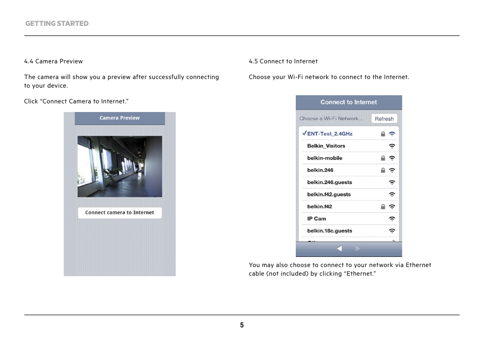 Belkin NetCam Wi-Fi Camera with NIght Vision F7D7601v1 User Manual | Page 7 / 36