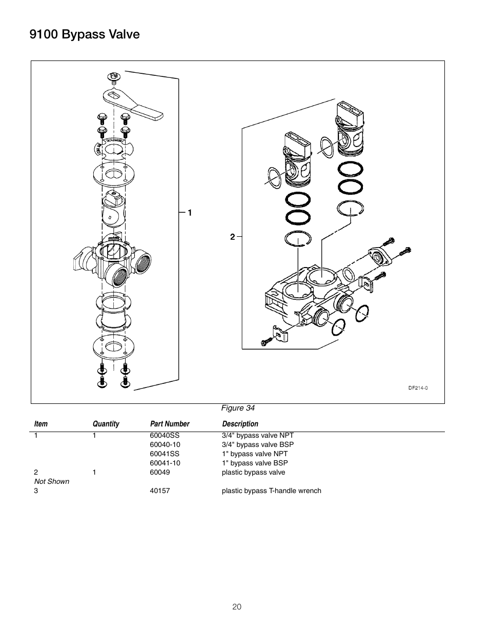 9100 bypass valve | Watts PWSTA 90-120K User Manual | Page 20 / 32